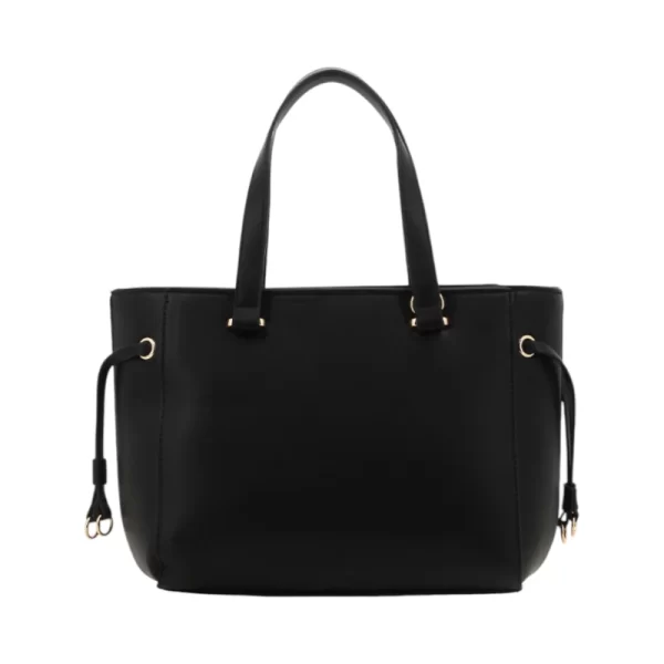 Pierre Cardin Maxine Textured Satchel Black Ladies - Image 3