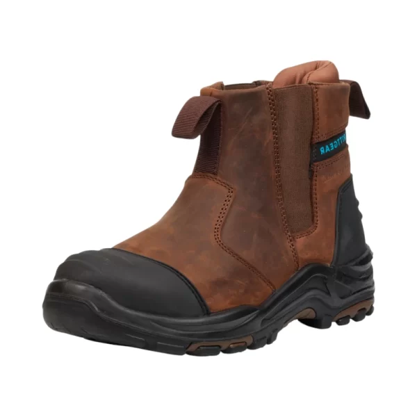 Grittgear Mens SLATE S3 Crazy Horse Leather Chocolate - Image 2
