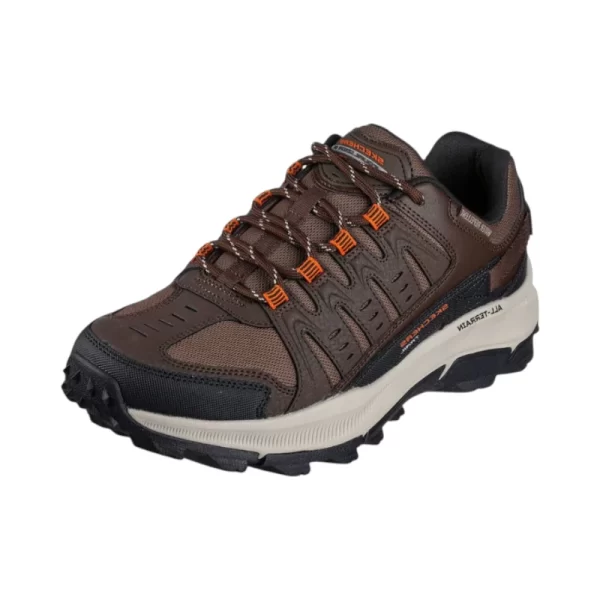 Sketchers Mens Equalizer 5.0 Trail Brown Orange - Image 2
