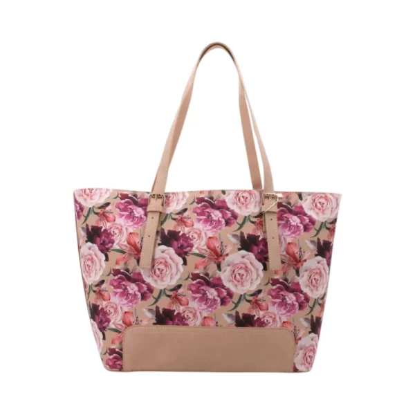 Pierre Cardin Daynah Floral Tote Pink Floral Ladies - Image 3