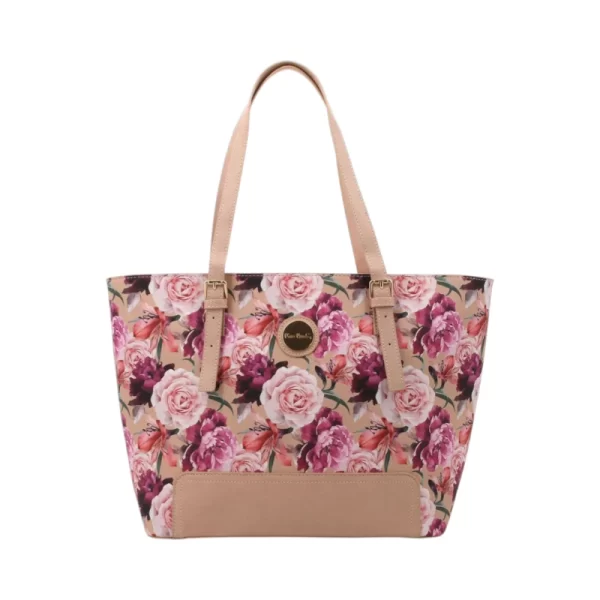 Pierre Cardin Daynah Floral Tote Pink Floral Ladies - Image 2
