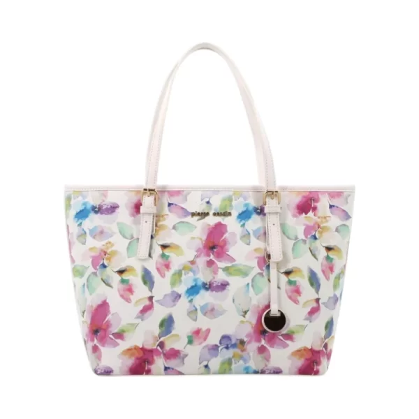 Pierre Cardin Emma Floral Tote White Floral Ladies - Image 3