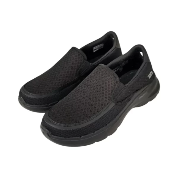 Sketchers mens go walk 6 black - Image 2