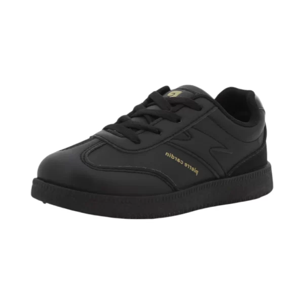 Pierre Cardin FLASH LACE UP SNEAKER BLACK MONO - Image 2