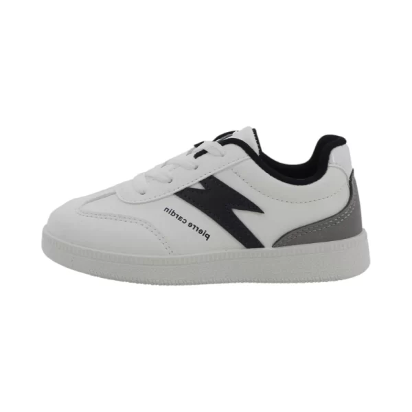 Pierre Cardin FLASH LACE UP SNEAKER WHITE NAVY