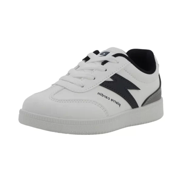 Pierre Cardin FLASH LACE UP SNEAKER WHITE NAVY - Image 2