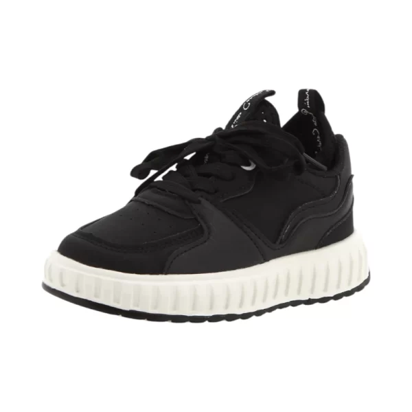 Pierre Cardin ALY LACE UP SNEAKER BLACK WHITE - Image 2