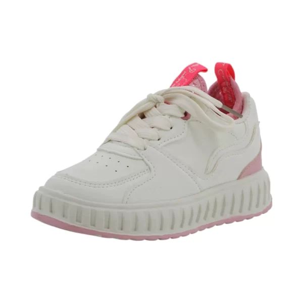 Pierre Cardin ALY LACE UP SNEAKER WHITE PINK - Image 2