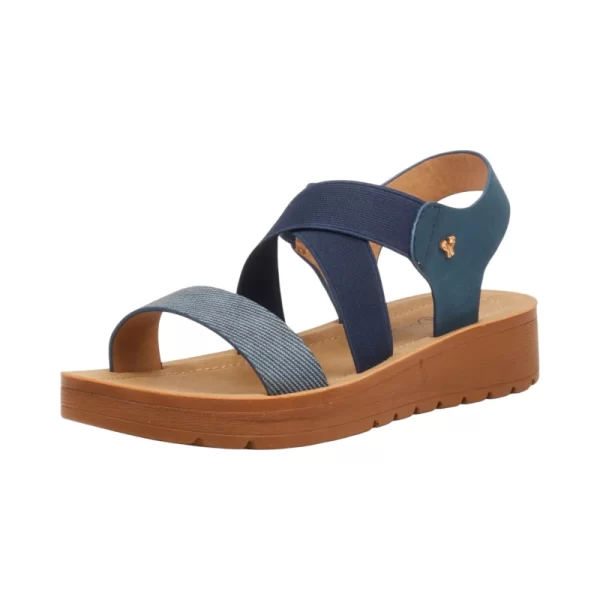 Butterfly Feet Ladies Xara 6 Navy - Image 2