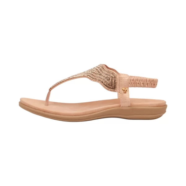 Butterfly feet ladies geri 3 rose gold